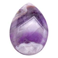 Natural 20.30cts chevron amethyst purple cabochon 28x19 mm loose gemstone s25247