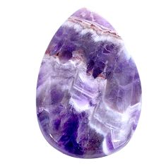 Natural 20.15cts chevron amethyst purple cabochon 29x19 mm loose gemstone s26128