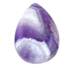 Natural 21.05cts chevron amethyst purple cabochon 29x20 mm loose gemstone s26139