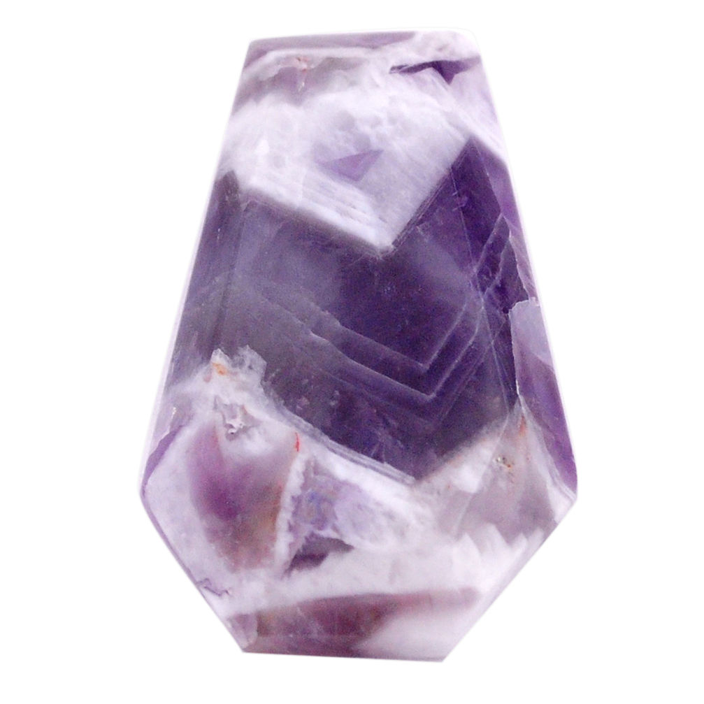 Natural 28.45cts chevron amethyst purple cabochon 31x19 mm loose gemstone s25250