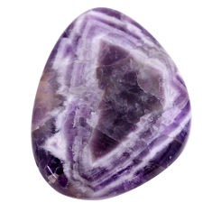 Natural 33.40cts chevron amethyst purple cabochon 32x24 mm loose gemstone s25254