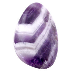 Natural 30.10cts chevron amethyst purple cabochon 35x21 mm loose gemstone s25260
