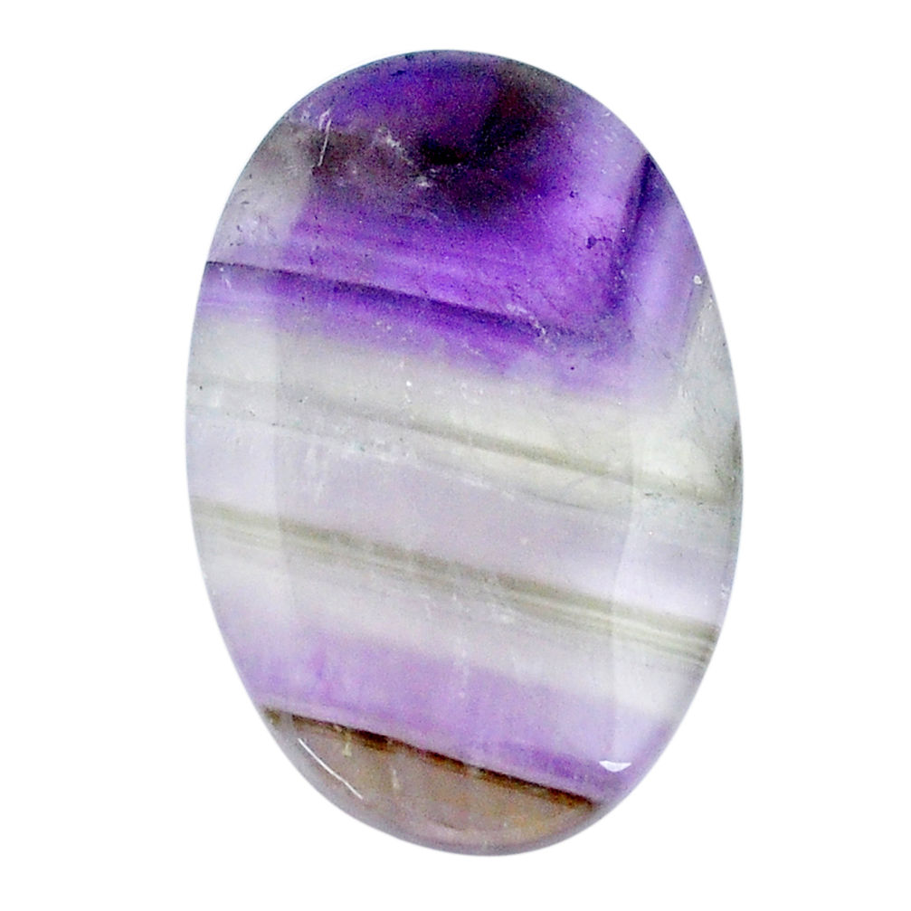 Natural 35.30cts chevron amethyst purple cabochon 35x22 mm loose gemstone s26136
