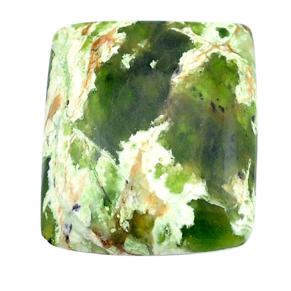 Natural 22.90cts chrome chalcedony green 23.5x19mm octagan loose gemstone s26754