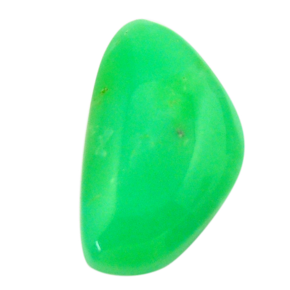 Natural 18.10cts chrysoprase green cabochon 25x14 mm fancy loose gemstone s17833