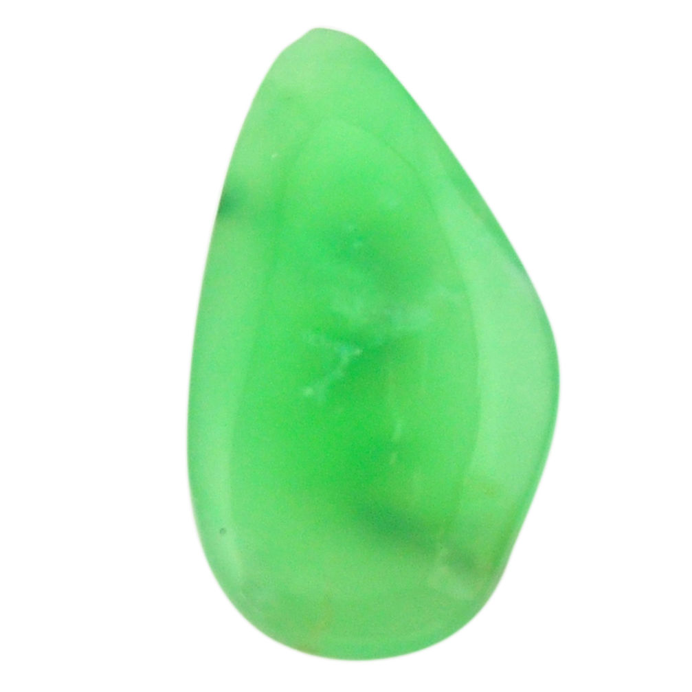Natural 15.05cts chrysoprase green cabochon 30x16 mm fancy loose gemstone s17837