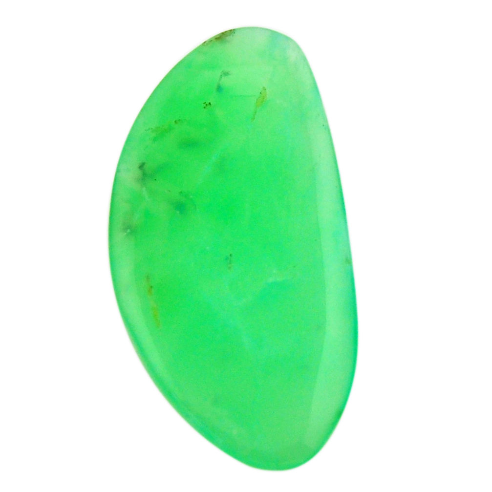 Natural 16.30cts chrysoprase green cabochon 34x17 mm fancy loose gemstone s17826