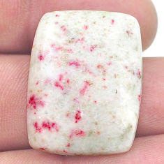 Natural 25.30cts cinnabar spanish red cabochon 27.5x21 mm loose gemstone s26667