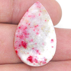 Natural 20.05cts cinnabar spanish red cabochon 29x19 mm loose gemstone s28437