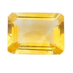 Natural 10.25cts citrine yellow faceted 16x12 mm octagan loose gemstone s28013