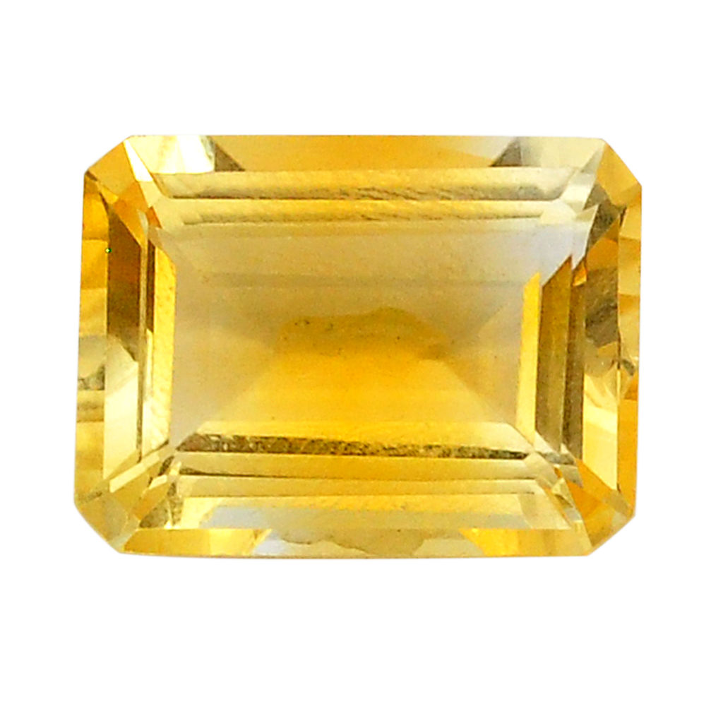 Natural 20.10cts citrine yellow faceted 20x15 mm octagan loose gemstone s28016