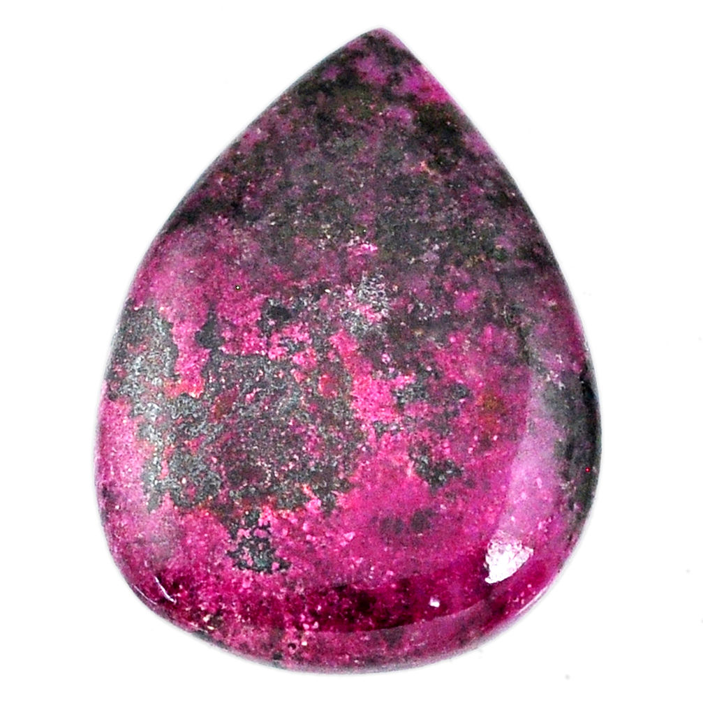 Natural 30.15cts cobalt calcite pink 31x22 mm pear loose gemstone s20238