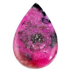 Natural 25.10cts cobalt calcite pink cabochon 31x20mm pear loose gemstone s20209