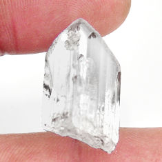 Natural 20.25cts danburite faceted white 20x13.5 mm fancy loose gemstone s16445