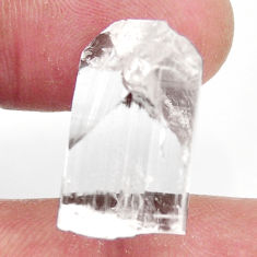 danburite faceted white 21x16.5 mm fancy loose gemstone s16455