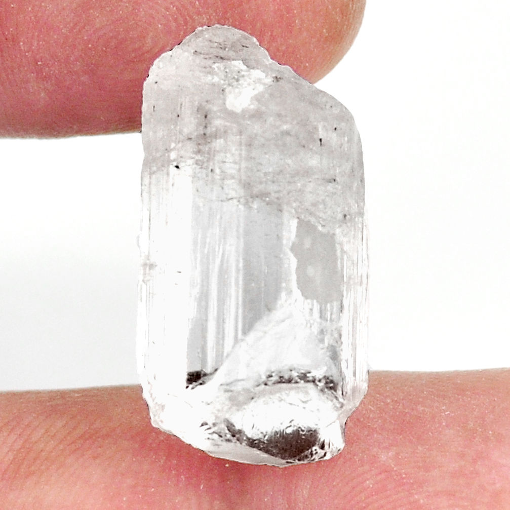 Natural 17.95cts danburite faceted white 23.5x11 mm fancy loose gemstone s16459