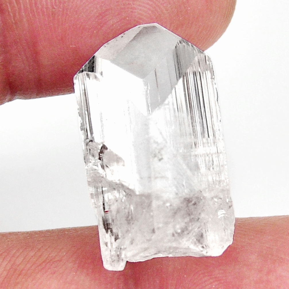 Natural 22.20cts danburite faceted white 23.5x13.5 mm loose gemstone s16442