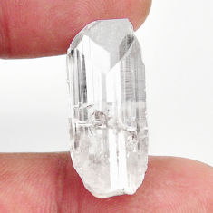 Natural 16.80cts danburite faceted white 25.5x11 mm fancy loose gemstone s16448
