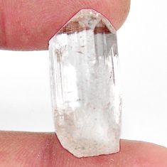 Natural 18.75cts danburite faceted white faceted 24x12 mm loose gemstone s16460