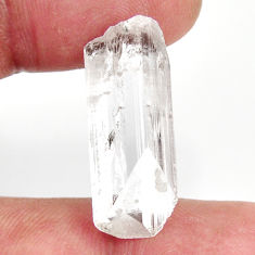 Natural 15.10cts danburite faceted white faceted 27x10 mm loose gemstone s16453