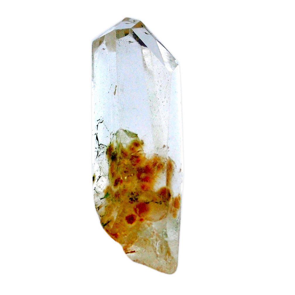 Natural 35.10cts danburite rough white cabochon 37x12 mm loose gemstone s20075