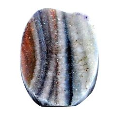 Natural 10.15cts desert druzy rose cabochon 17x13 mm oval loose gemstone s26242
