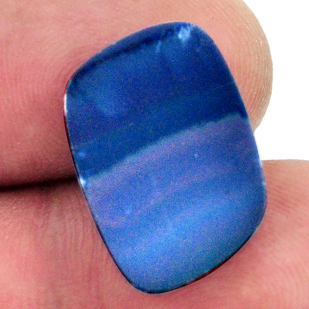 Natural 6.35cts doublet opal australian blue 18x12.5 mm loose gemstone s16778