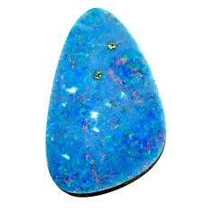 Natural 9.35cts doublet opal australian blue 22x12.5 mm loose gemstone s22214