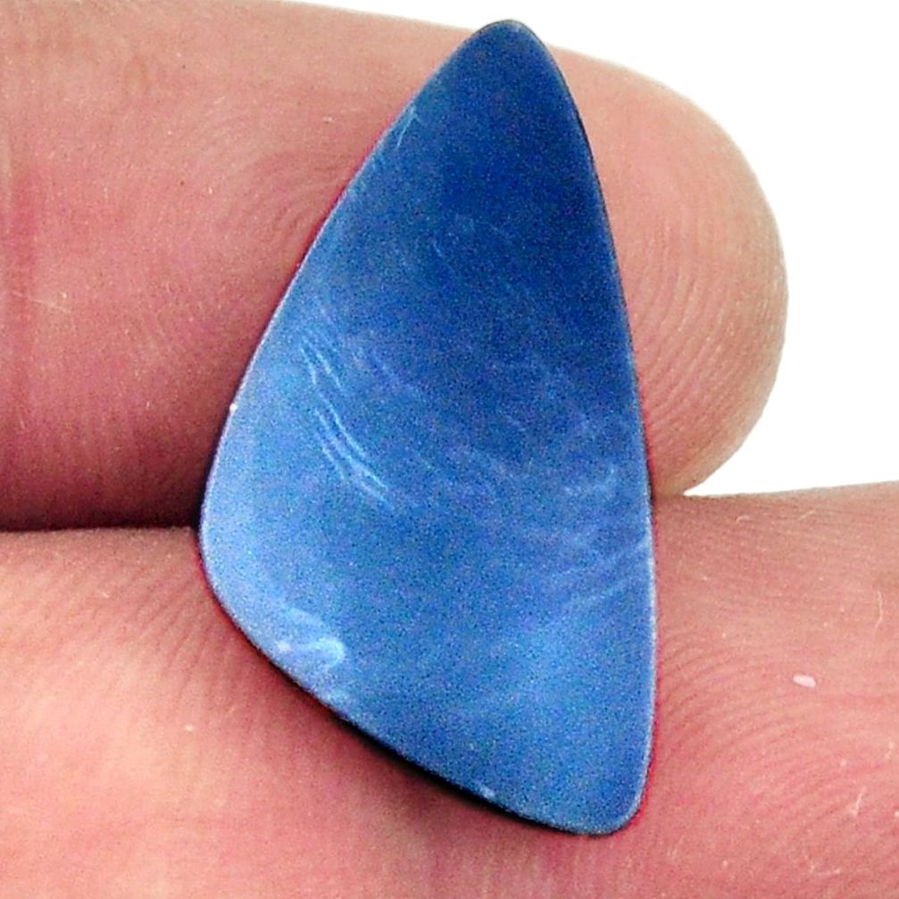 Natural 6.20cts doublet opal australian blue 23.5x12 mm loose gemstone s16745