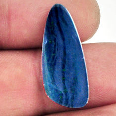 Natural 6.30cts doublet opal australian blue 25x10mm fancy loose gemstone s16758