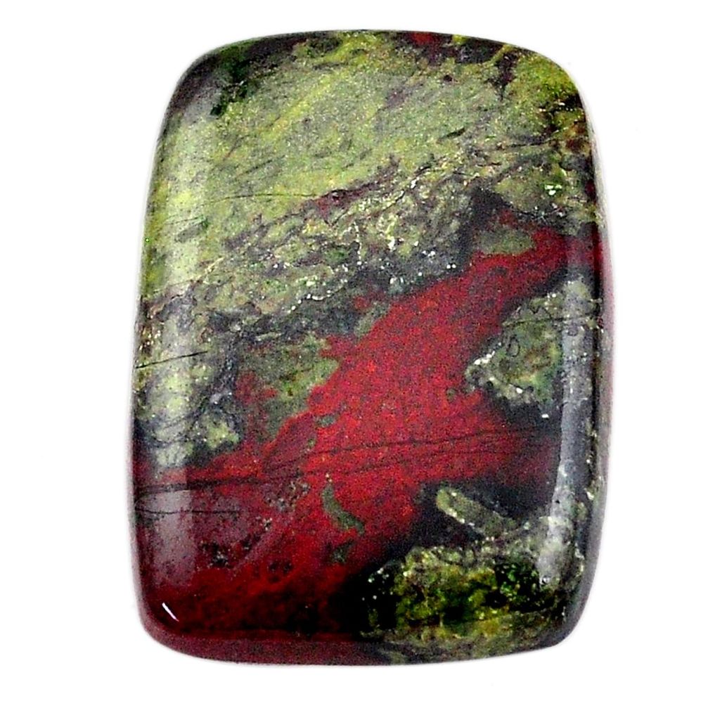 Natural 43.45cts dragon stone cabochon 32x23 mm octagan loose gemstone s25630
