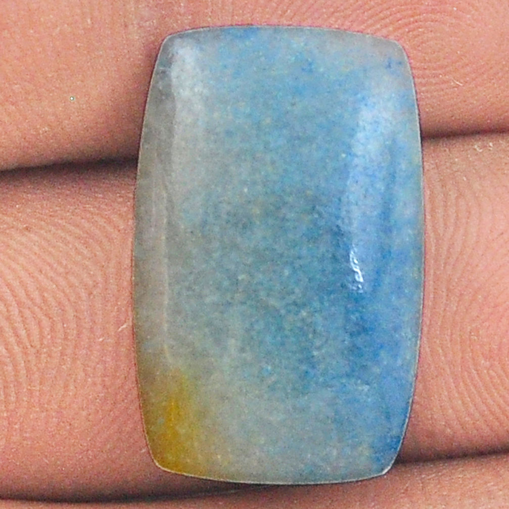 Natural 12.40cts dumortierite blue cabochon 22.5x14 mm loose gemstone s25709