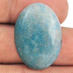 Natural 21.15cts dumortierite blue cabochon 25.5x18mm oval loose gemstone s25704