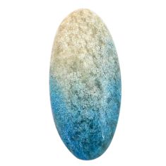 Natural 28.25cts dumortierite blue cabochon 37.5x17mm oval loose gemstone s25726