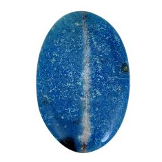 Natural 26.35cts dumortierite blue cabochon 42x25 mm oval loose gemstone s29684