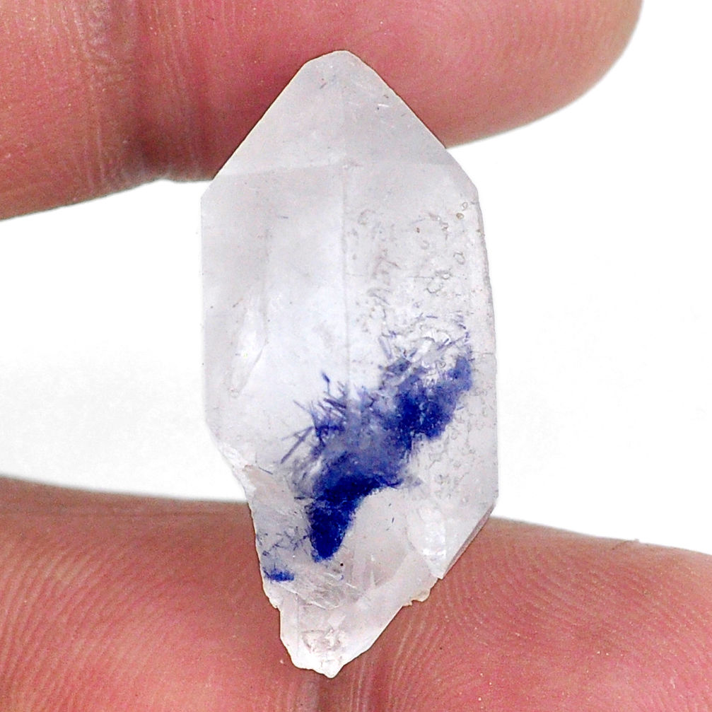 Natural 28.10cts dumortierite rough blue rough 28x13.5 mm loose gemstone s20023