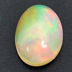 Natural 5.05cts ethiopian opal cabochon 12x8 mm oval loose gemstone s28045