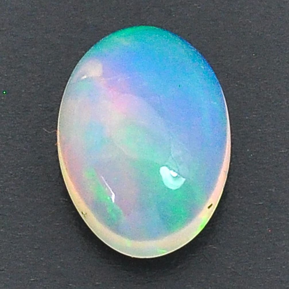 Natural 2.90cts ethiopian opal cabochon 13x9 mm oval loose gemstone s28038