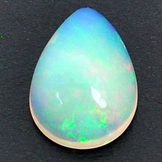 Natural 2.60cts ethiopian opal multicolor cabochon 13x9 mm loose gemstone s28050
