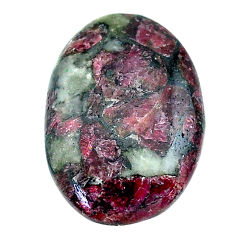 Natural 18.10cts eudialyte pink cabochon 19x15 mm oval loose gemstone s22913