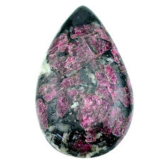 Natural 15.10cts eudialyte pink cabochon 22x14 mm pear loose gemstone s22910