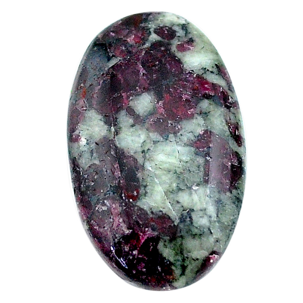 Natural 19.05cts eudialyte pink cabochon 23x16.5 mm oval loose gemstone s22907