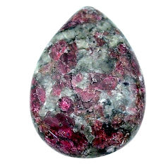 Natural 16.30cts eudialyte pink cabochon 24x17 mm pear loose gemstone s22912