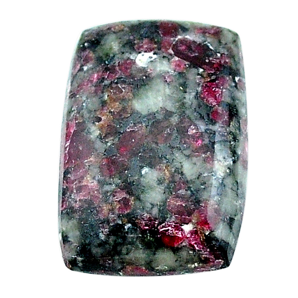 Natural 18.10cts eudialyte pink cabochon 25x17 mm octagan loose gemstone s22911