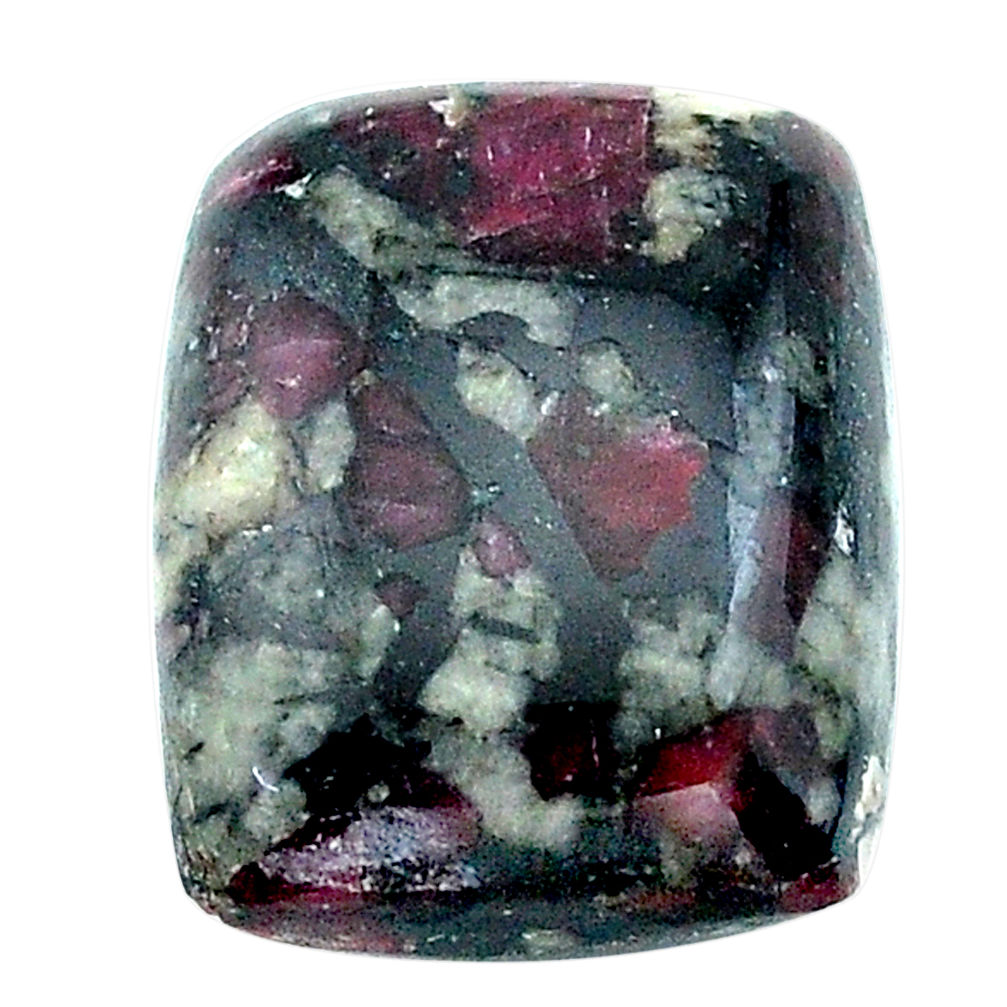 Natural 17.10cts eudialyte pink cabochon 28x15 mm octagan loose gemstone s22914