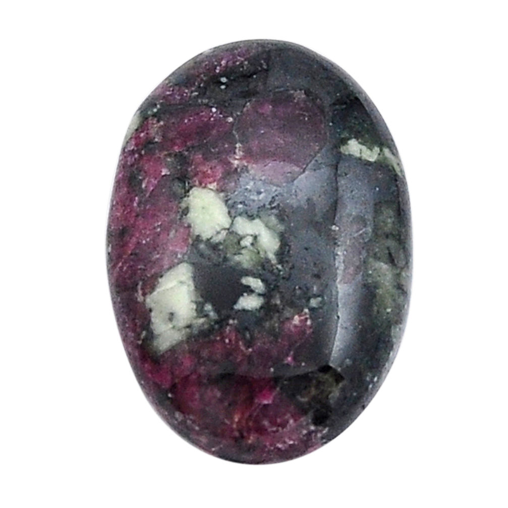 Natural 25.10cts eudialyte pink cabochon 28x18.5 mm oval loose gemstone s29875