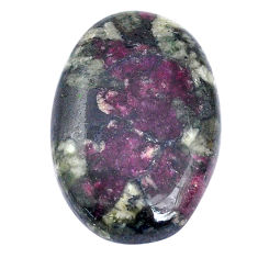 Natural 27.75cts eudialyte pink cabochon 32x21 mm oval loose gemstone s28472