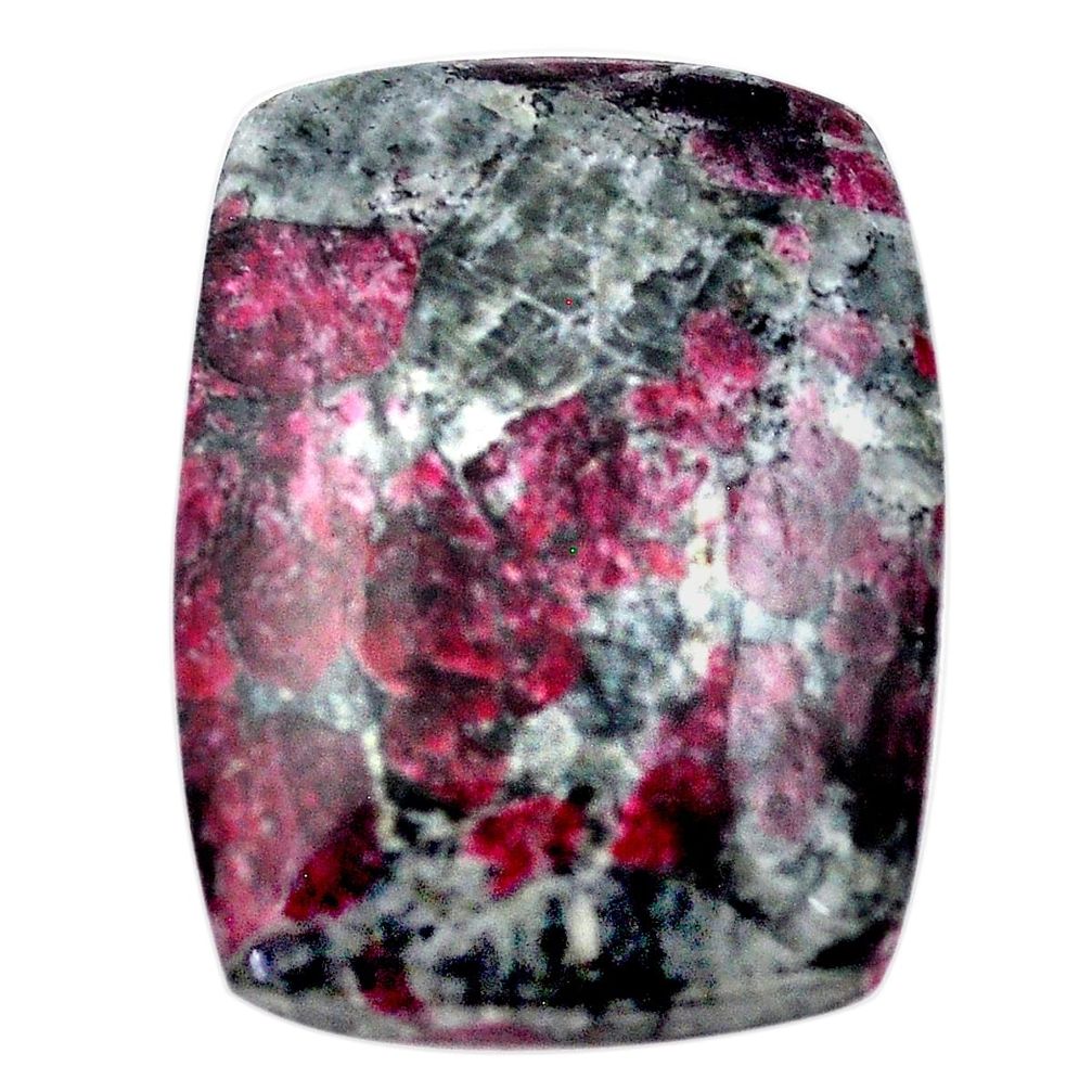 Natural 49.35cts eudialyte pink cabochon 33x24 mm octagan loose gemstone s23605