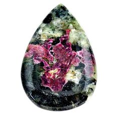 Natural 33.45cts eudialyte pink cabochon 35x22 mm pear loose gemstone s23607