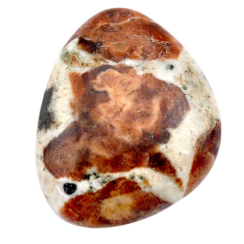 Natural 24.35cts garnet in limestone spessartine 23x18 mm loose gemstone s23476